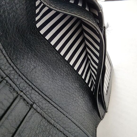 Kate Spade Large Bifold Black Slim Wallet - Picture 8 of 9